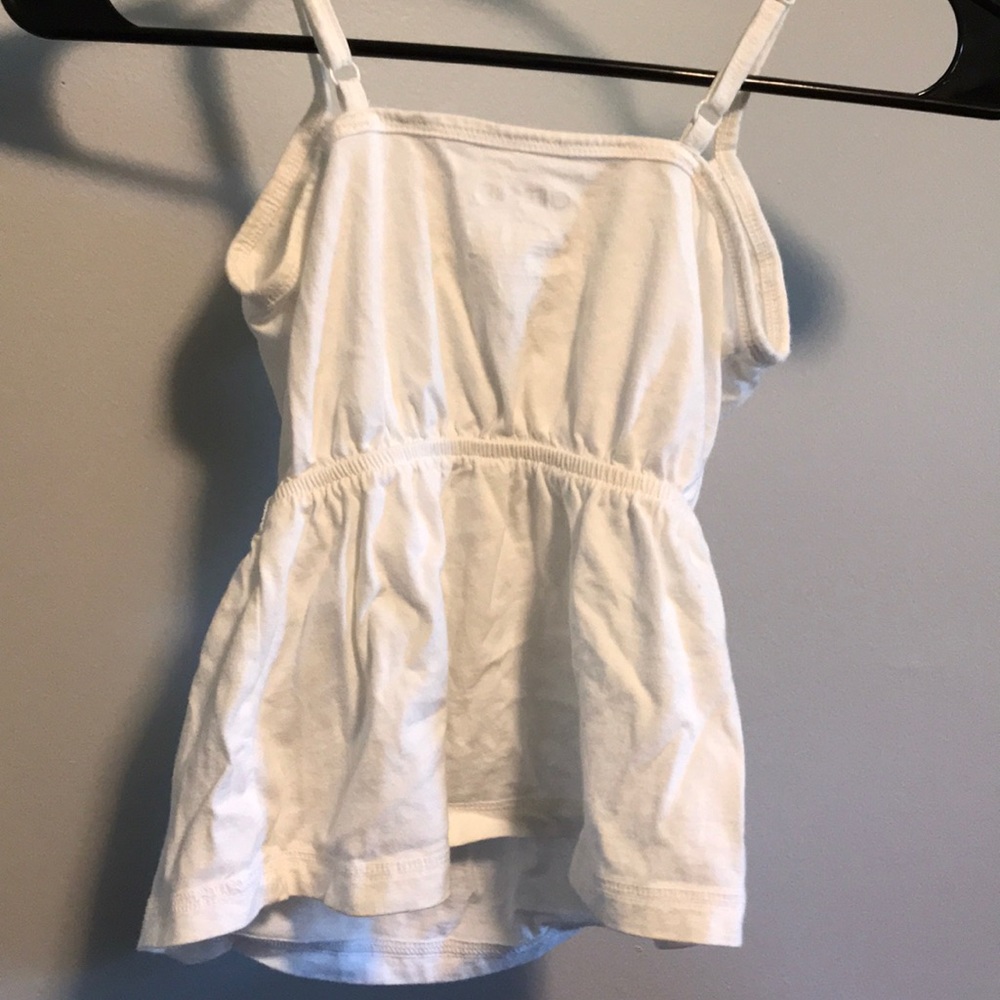 White Ruffle Tank - Picture 4 of 4